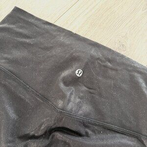 lululemon Align™ High-Rise Pant 25" Shine Pants in Black Size 10